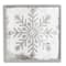 Stupell Industries Winter Snowflake Weathered Pattern Framed Giclee Art